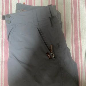 men’s volcom nimbus outerwear snowboarding pants gray